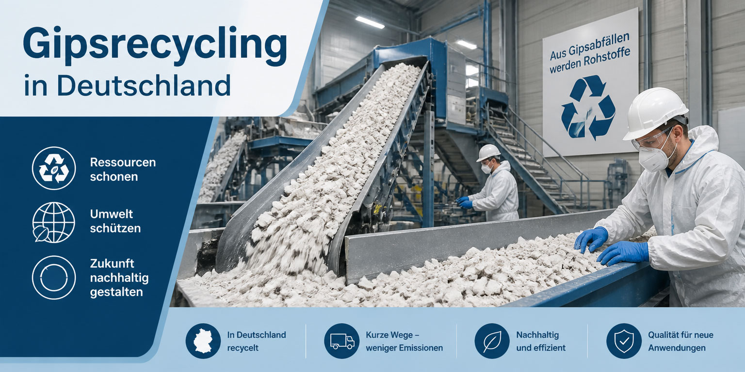 Gips Recycling Standorte